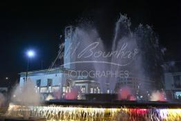 Image du Maroc Professionnelle de  L'ancienne fontaine lumineuse et musicale de Casablanca qui étai l’une des plus importante attraction du centre ville  de la cité blanche, la fierté des Bidaouis surtout durant les années soixante dix et quatre vingt. Située sur la place Mohammed V, Mercredi 21 Novembre 2012. (Photo / Abdeljalil Bounhar) 